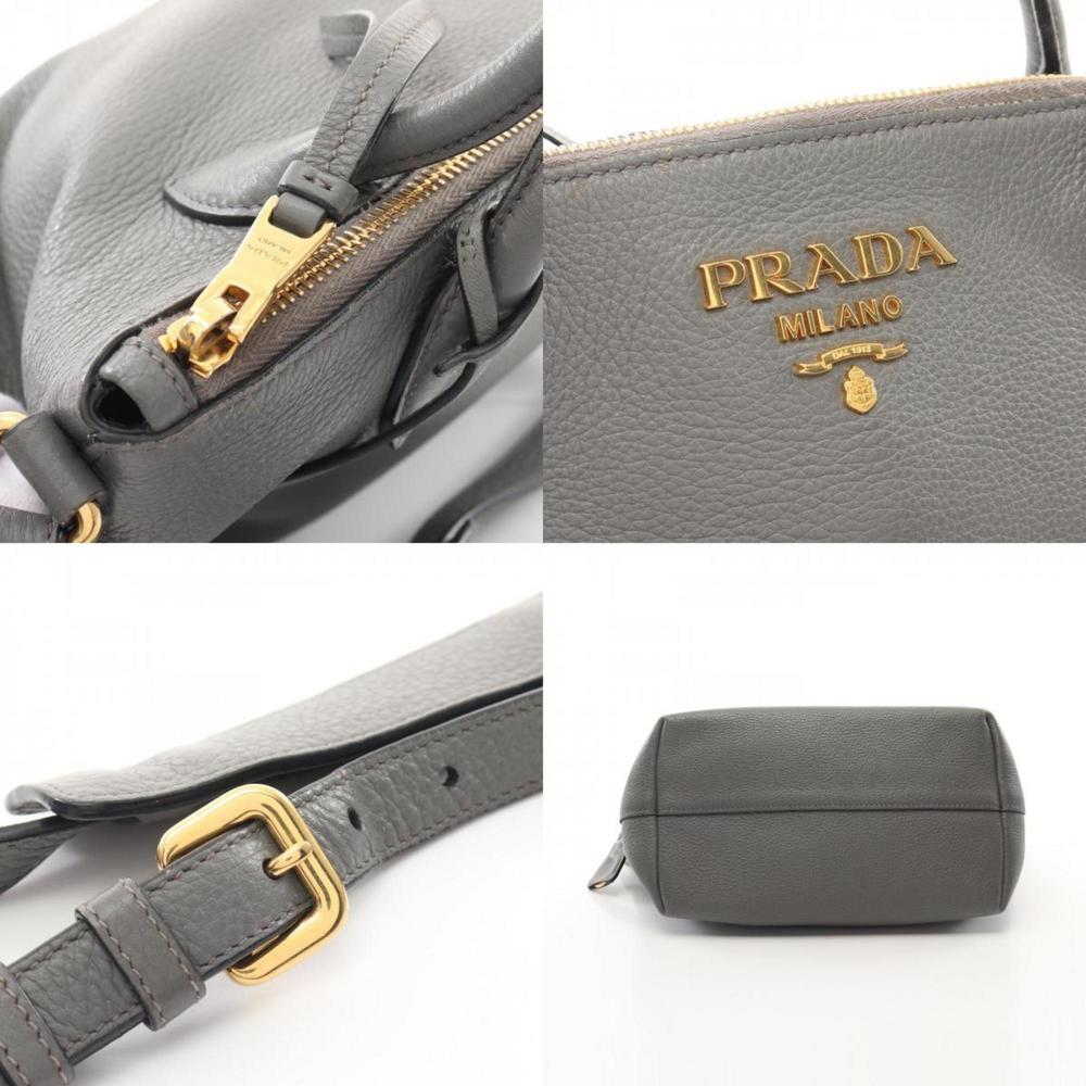 PRADA Gray Leather Bag - Picture 11 of 11